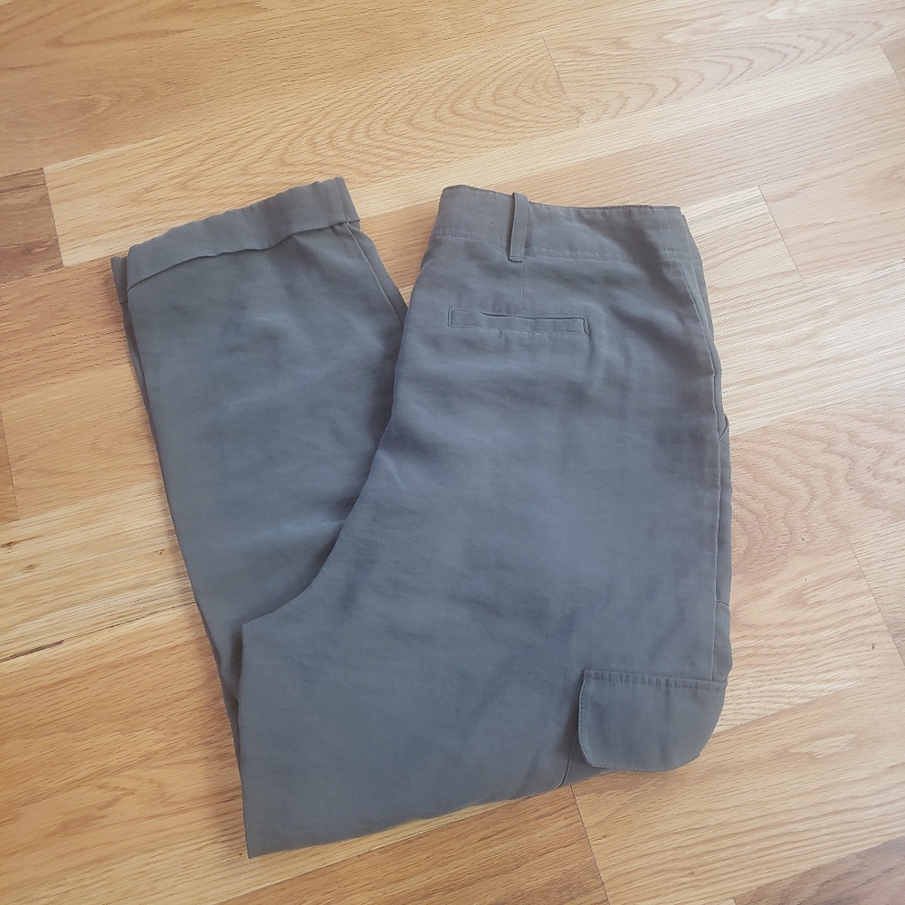 A New Day Olive Green Cargo Pants, Size 14 - Picture 3 of 7
